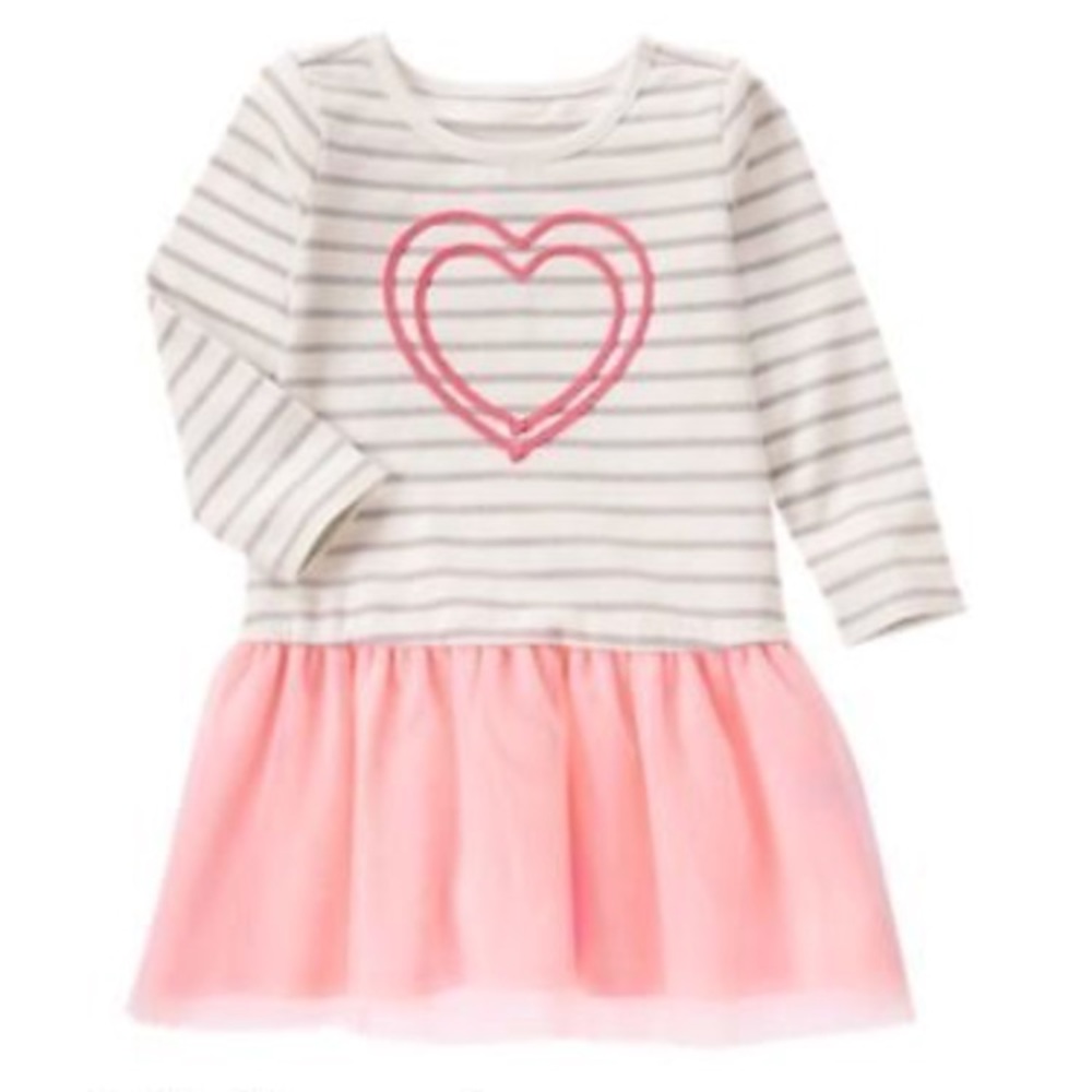 Gymboree Pink tutu Dress with heart